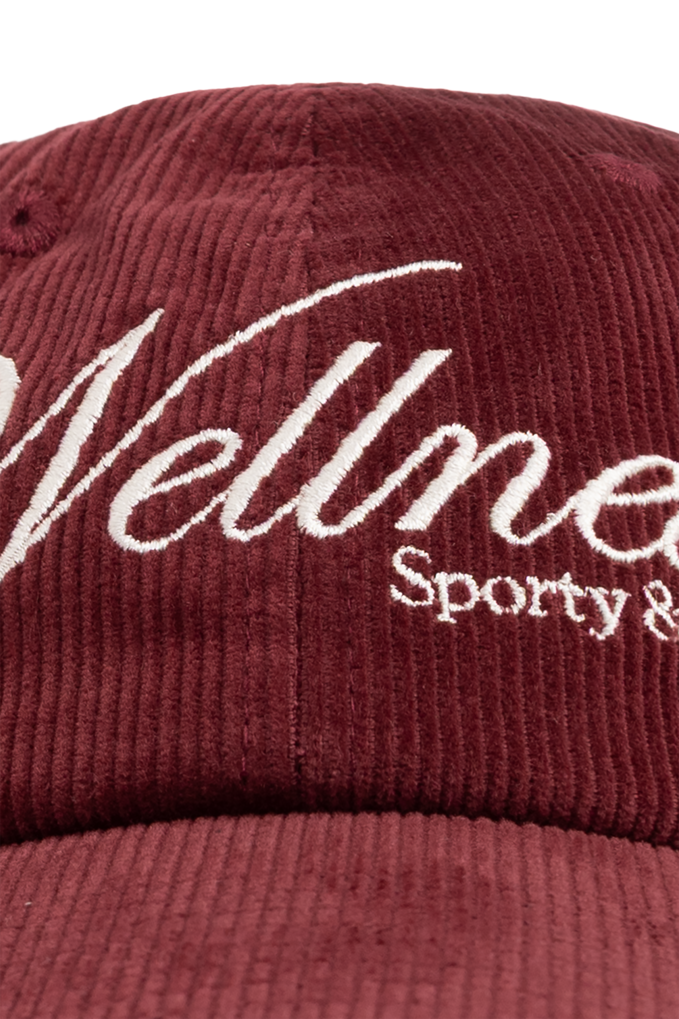 Burgundy Baseball cap from the 'Central Park Drop' collection